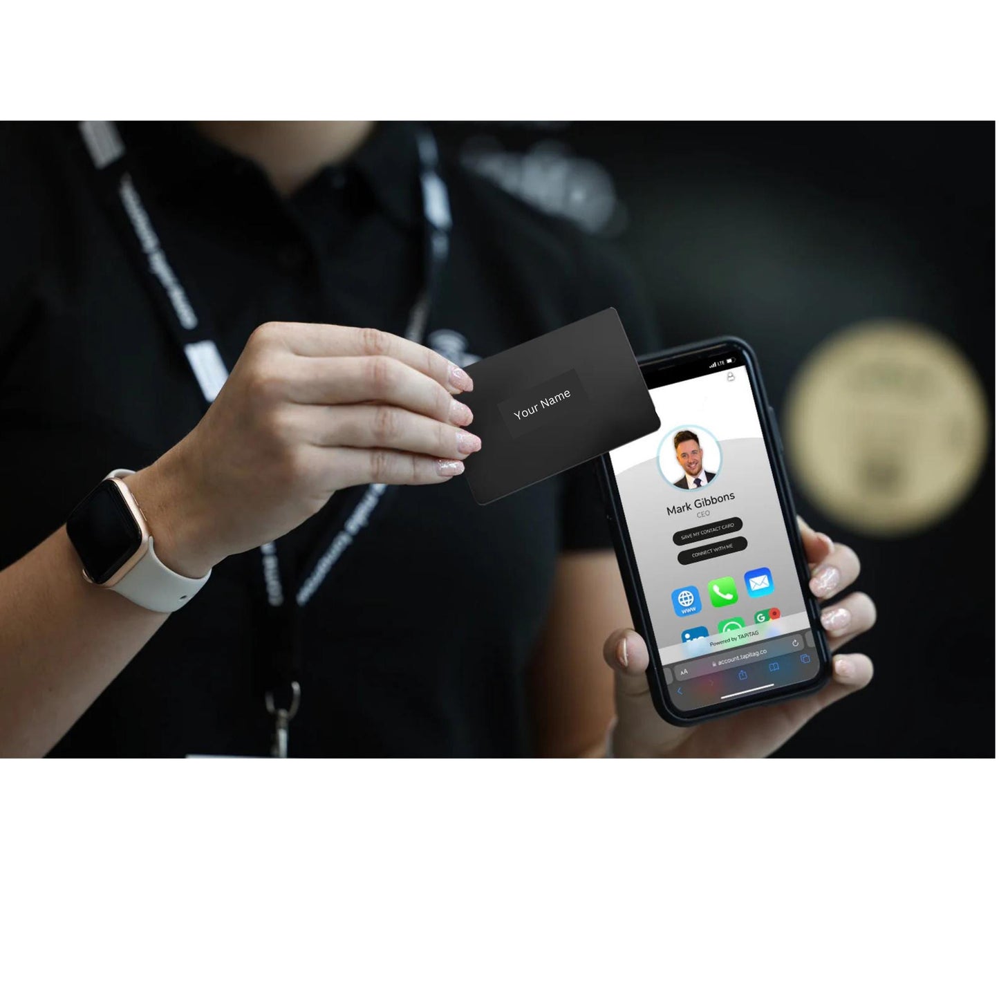 Personalised NFC Business Card, Personalised Smart Business card, QR code Business Card, Smart NFC Business Card, Contactless Card