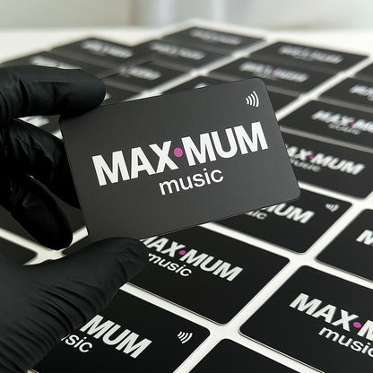 Bulk NFC QR Business Cards: Custom Corporate Smart Cards (50-200 Pack)