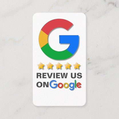 Custom NFC Review Cards, Google review Double sided, PVC Feedback Cards, Custom Business Card, Printed Cards, Calling Business Cards