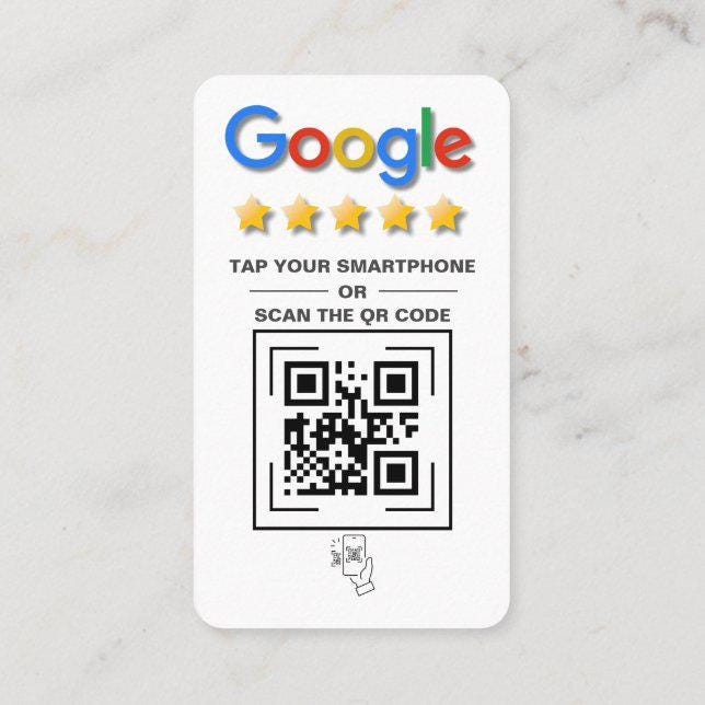 Custom NFC Review Cards, Google review Double sided, PVC Feedback Cards, Custom Business Card, Printed Cards, Calling Business Cards